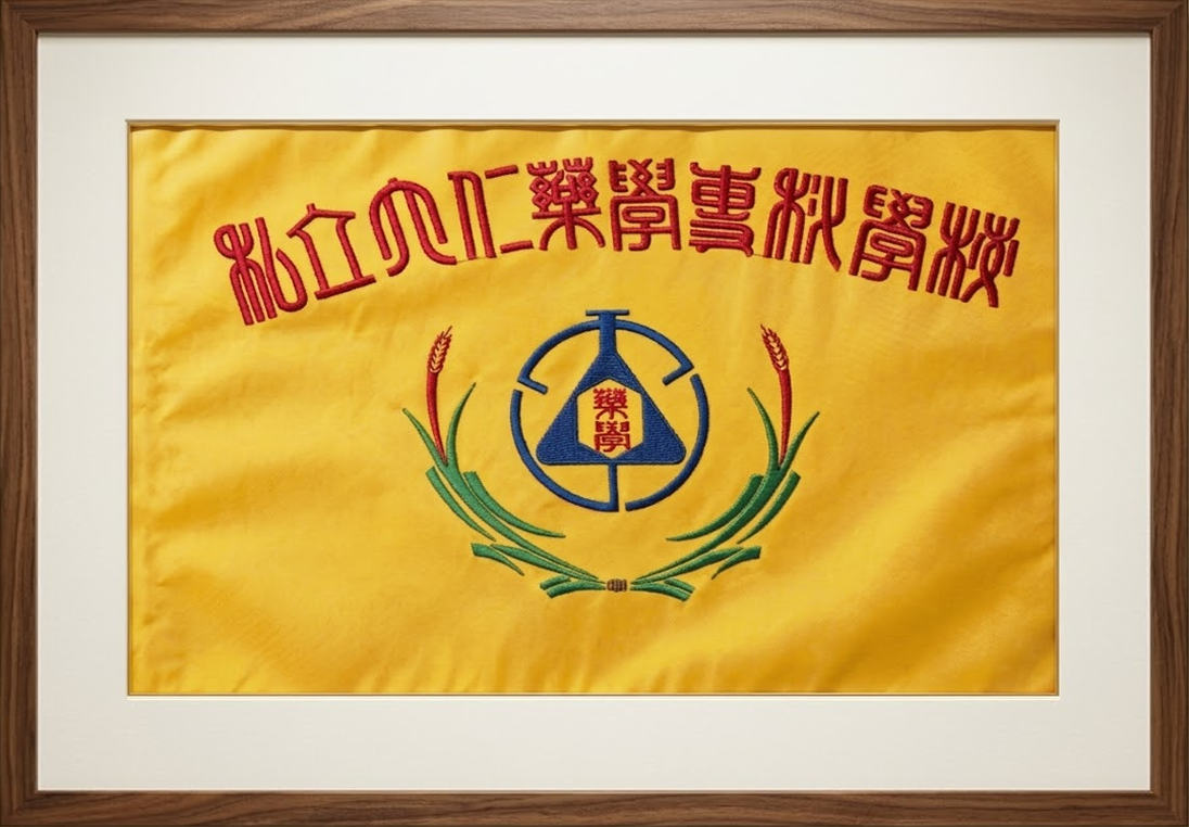 大仁科技大學校旗樣式一