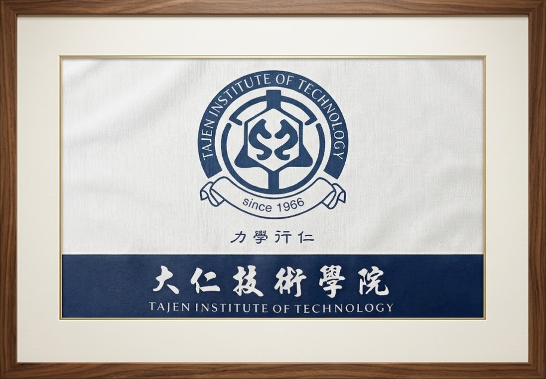 大仁科技大學校旗樣式二